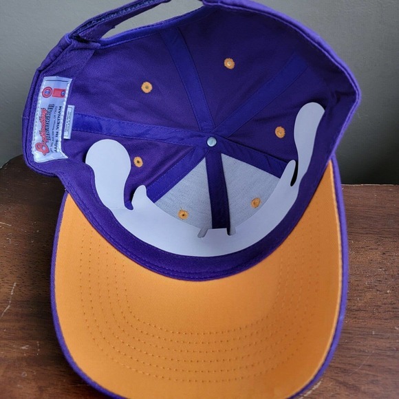 Captivating Headgear NCAA LSU Tigers Baseball Cap Hat Purple Strapback New - Picture 7 of 9